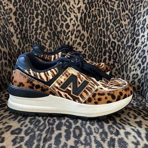 New Balance leopard sneakers